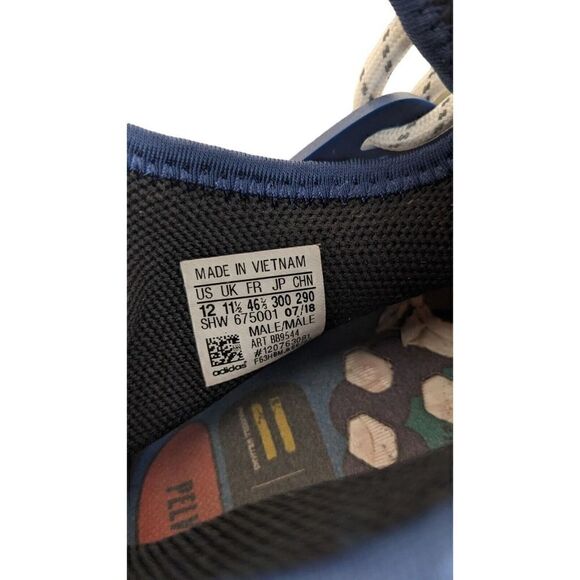 Men's Adidas NMD Hu Pharrell X Billionaire Boys Club Multicolor Size 12 - Picture 7 of 9